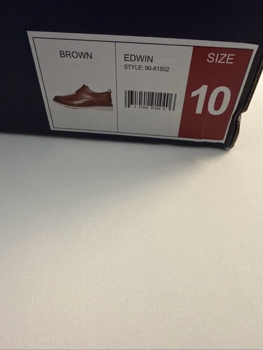 Men's Shoes STYLE#9081502 Size 10‎ Brown Leather Lace Up Oxford Dress Shoes